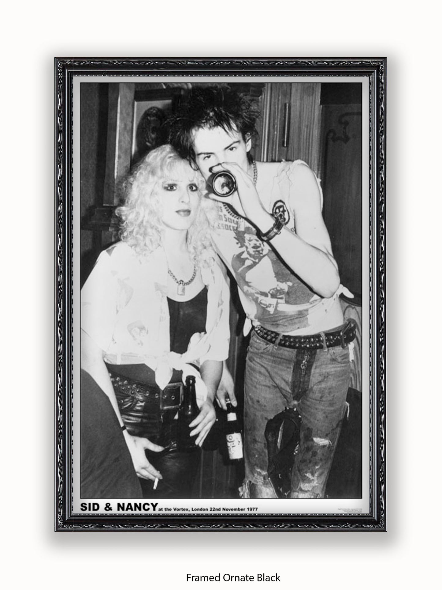 Sex Pistols - Sid & Nancy - Vortex London 22nd November 1977 Poster