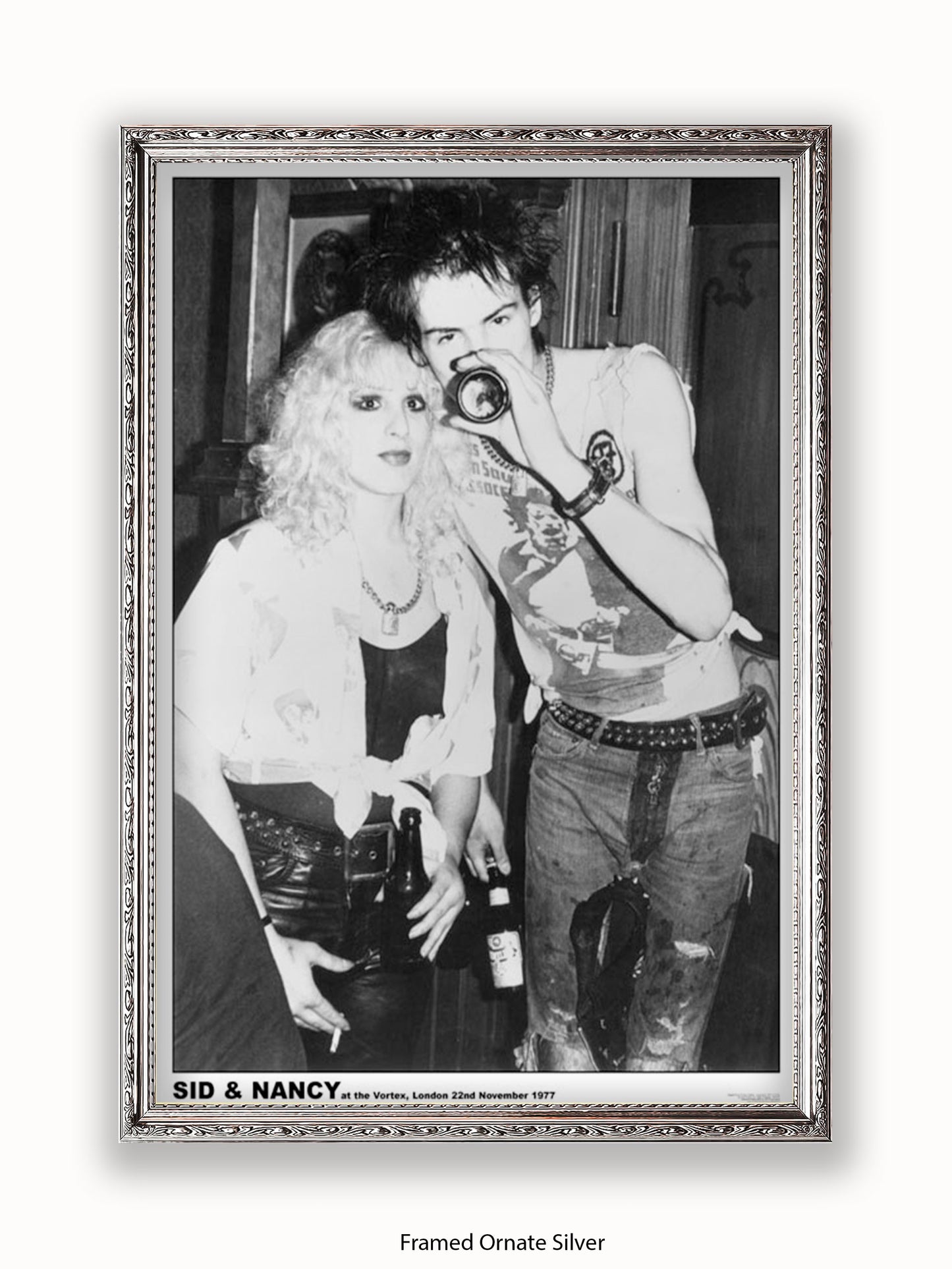 Sex Pistols - Sid & Nancy - Vortex London 22nd November 1977 Poster