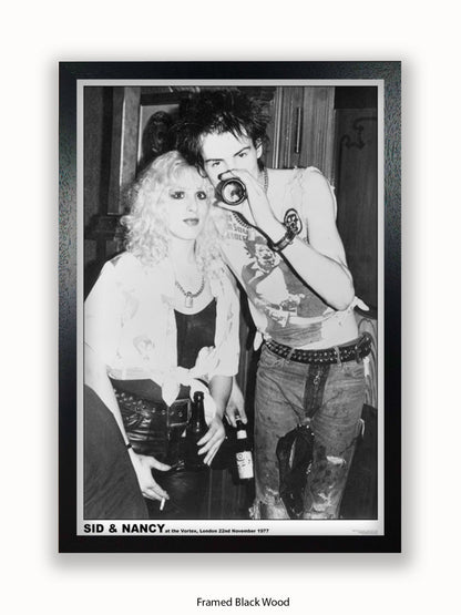 Sex Pistols - Sid & Nancy - Vortex London 22nd November 1977 Poster