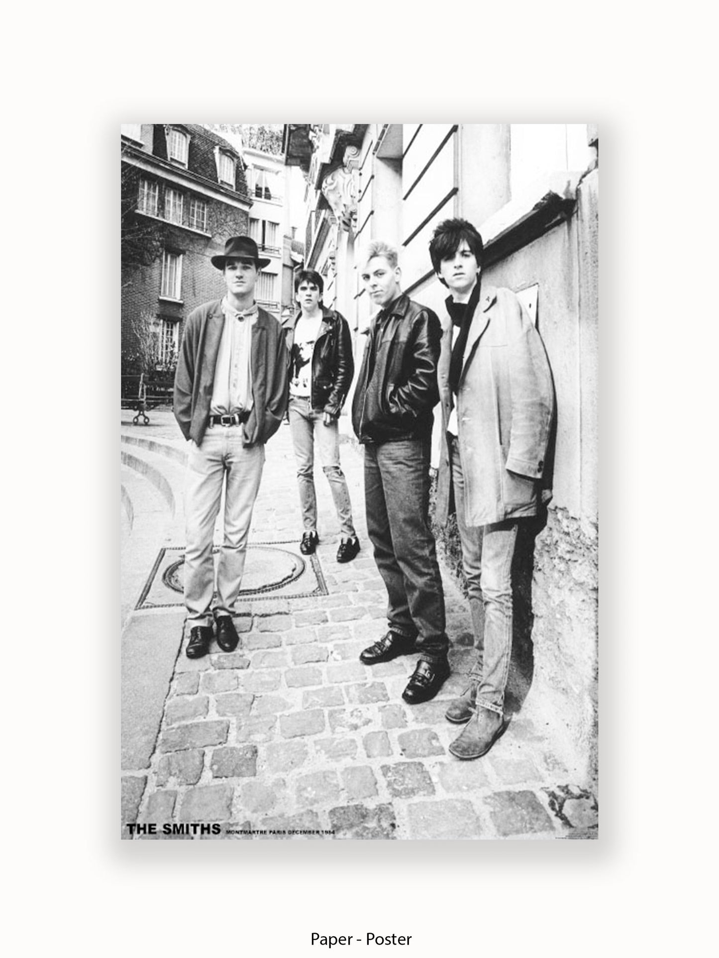 Smiths - Montmartre Paris - December 1984 Poster