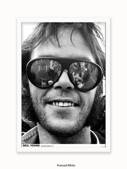 Neil Young - Oakland - Shades - Poster