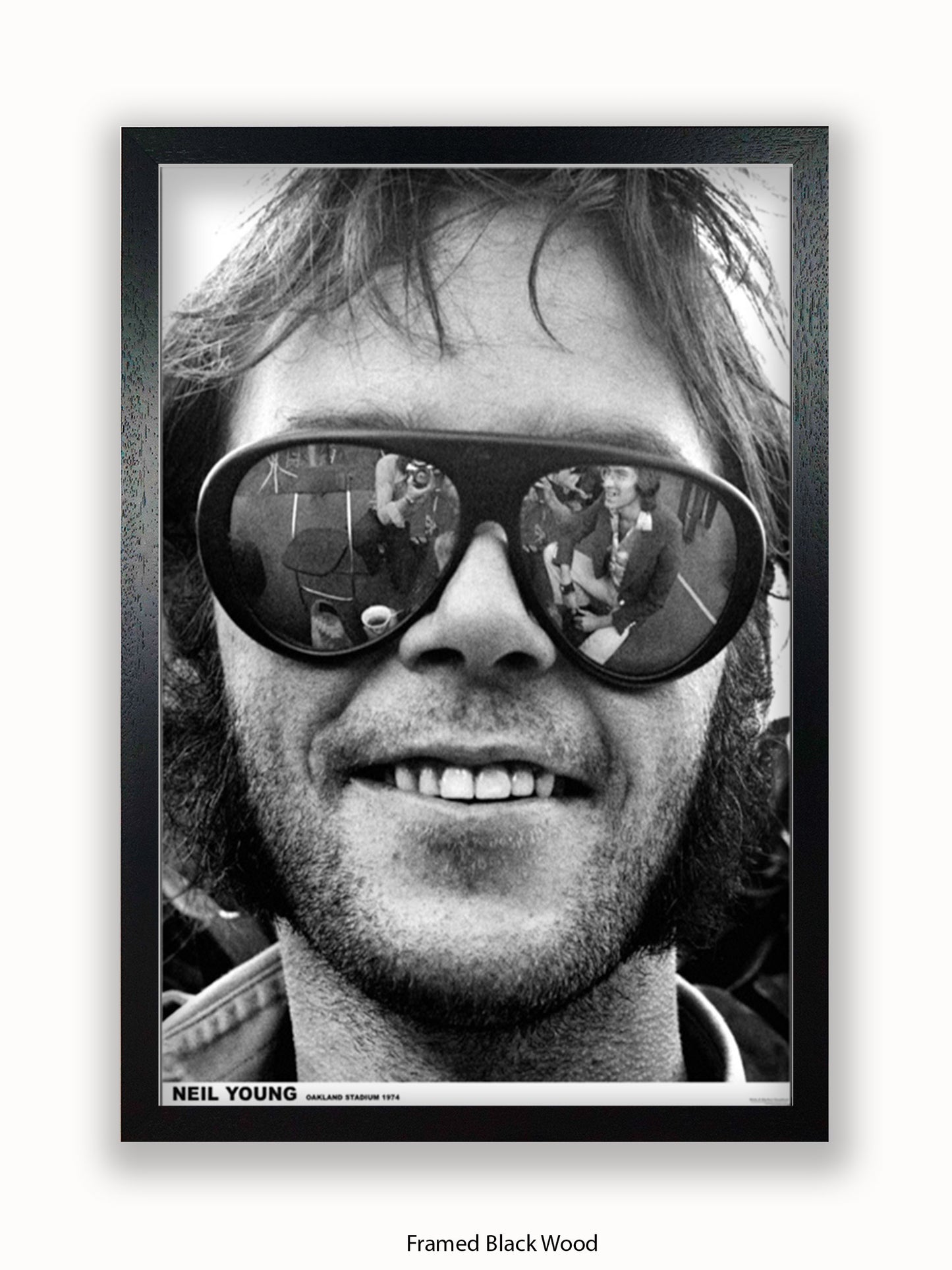 Neil Young - Oakland - Shades - Poster