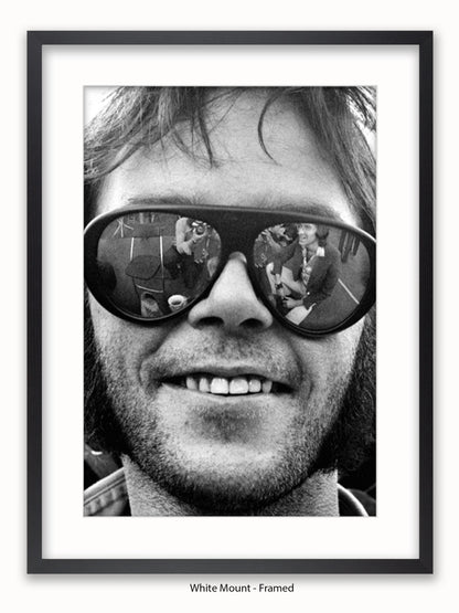 Neil Young - Oakland - Shades - Poster