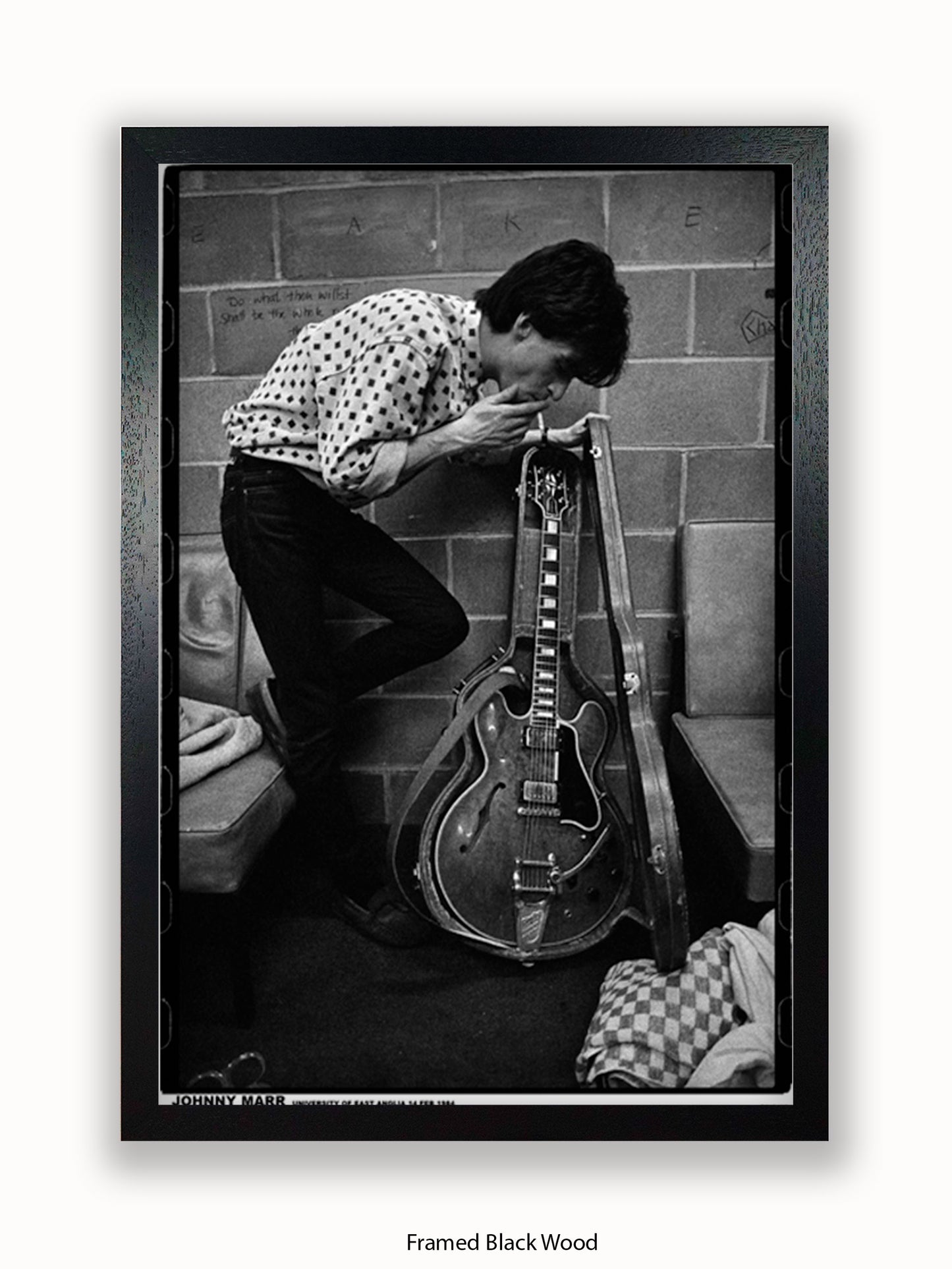 Smiths - Johnny Marr Guitar 1984 - Poster