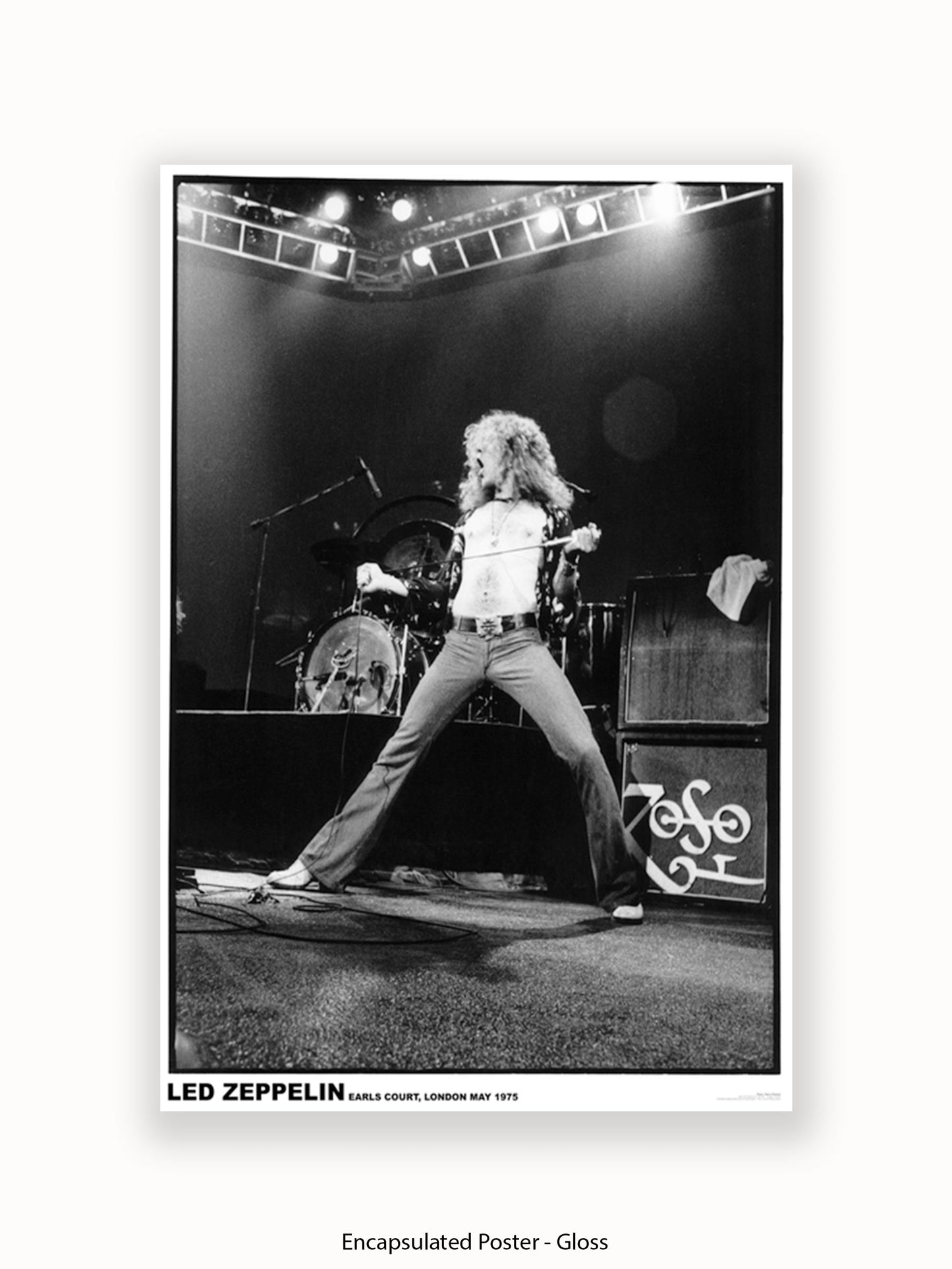 Led Zeppelin - Robert Plant - Earls Court 1975 - Poster