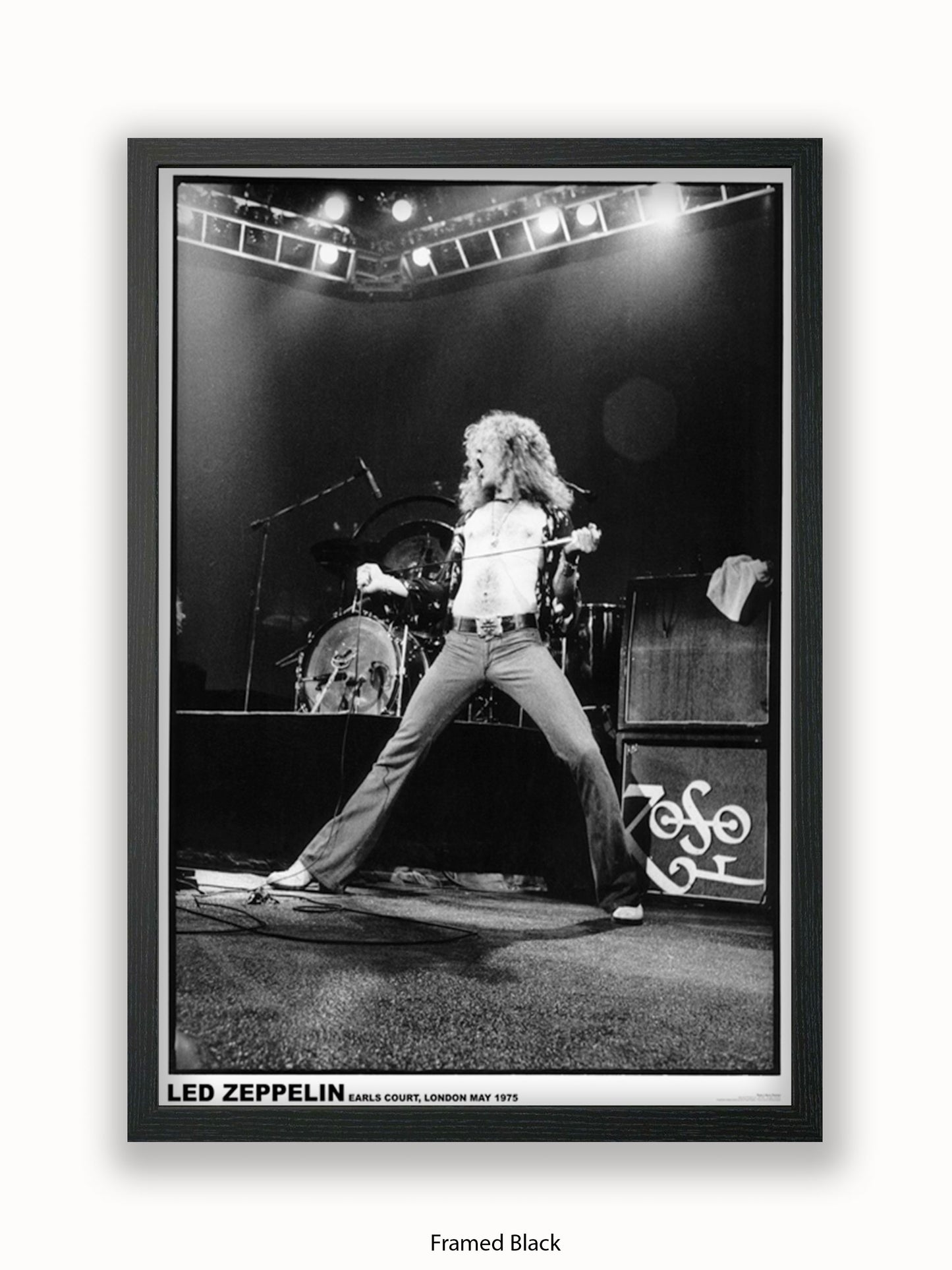 Led Zeppelin - Robert Plant - Earls Court 1975 - Poster