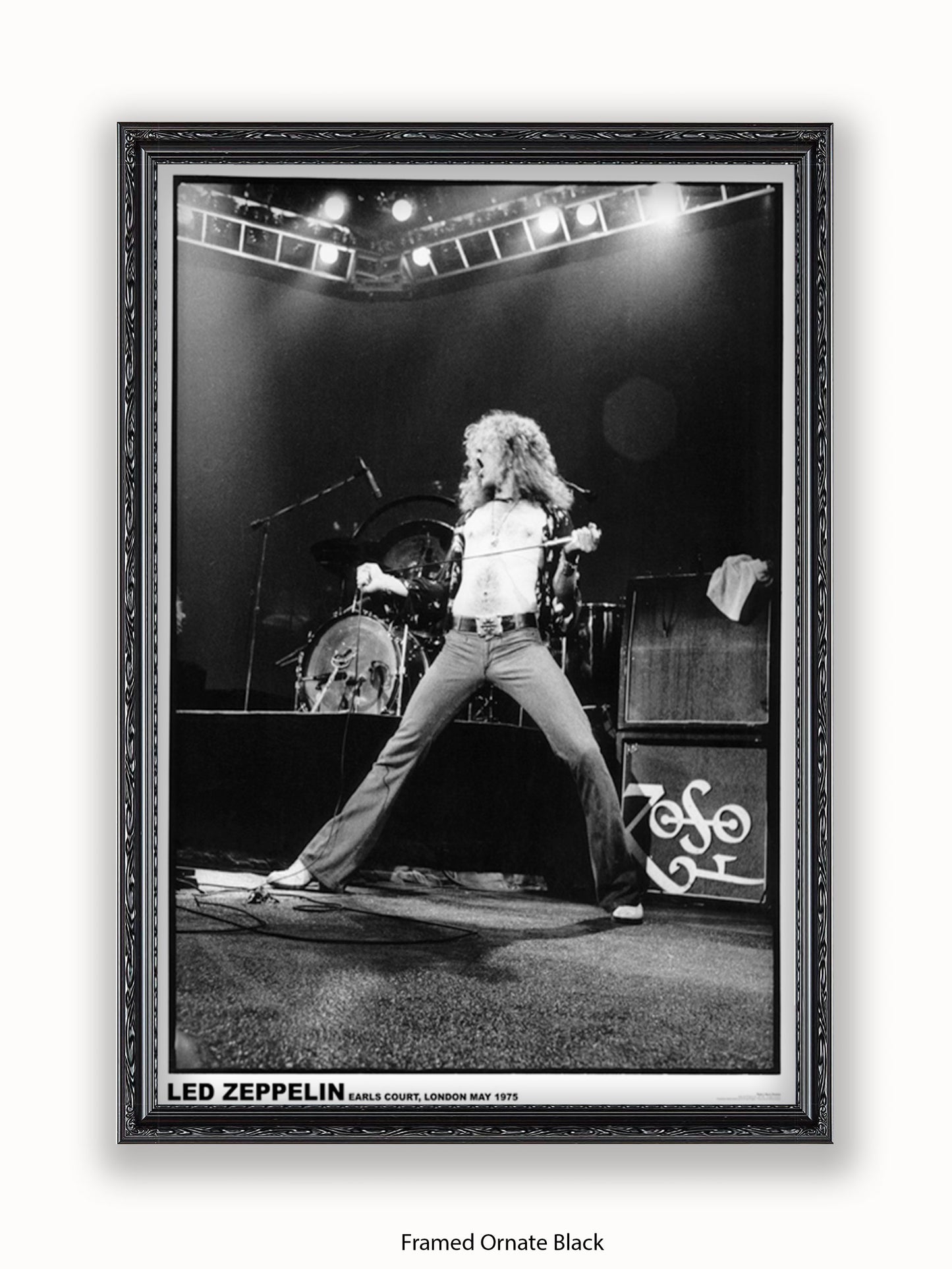 Led Zeppelin - Robert Plant - Earls Court 1975 - Poster