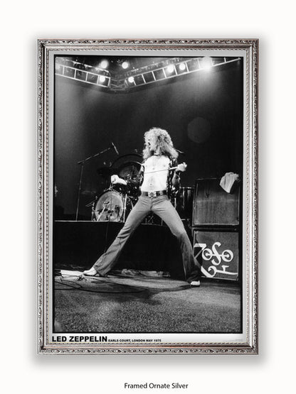 Led Zeppelin - Robert Plant - Earls Court 1975 - Poster