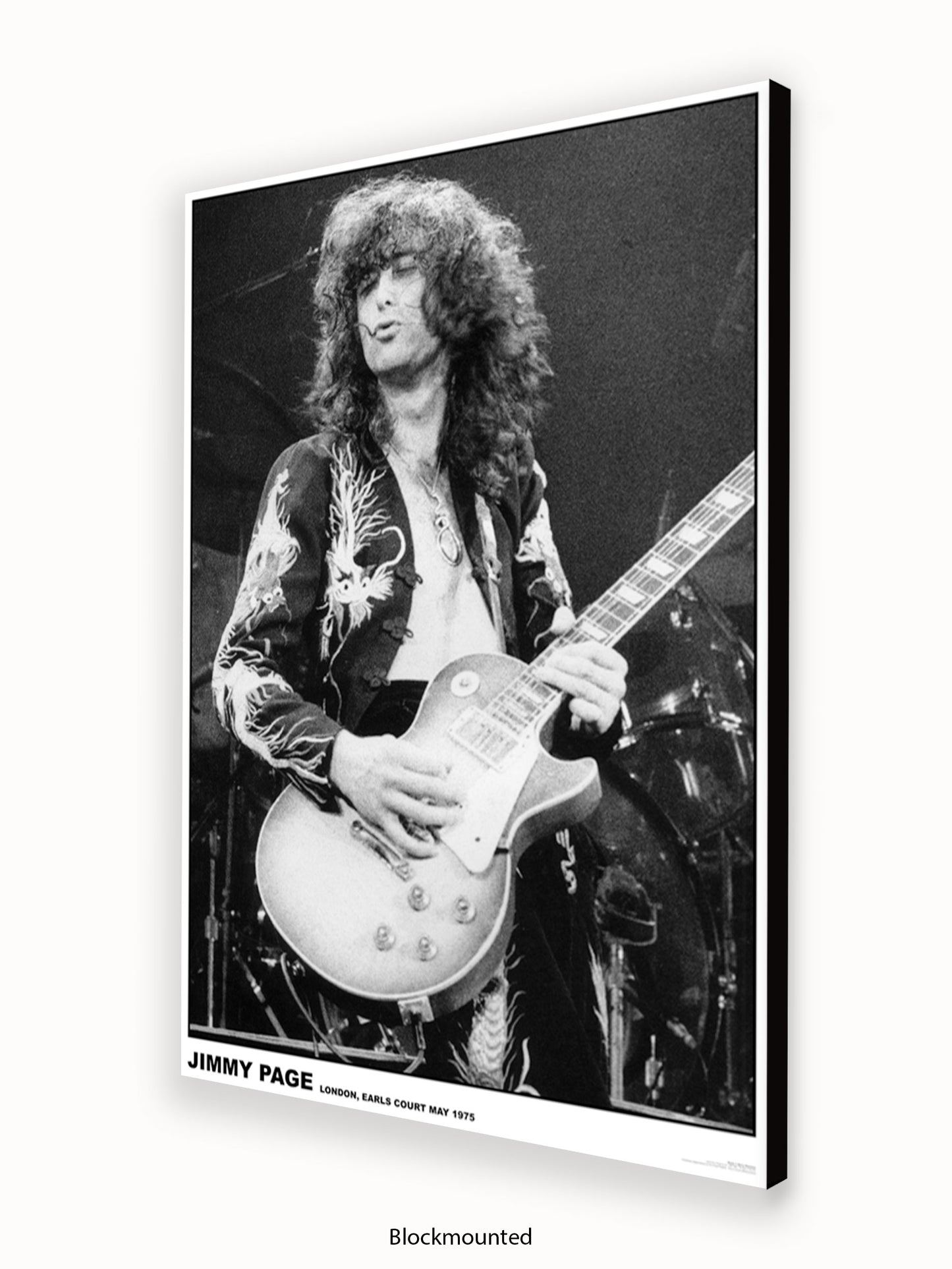 Led Zeppelin - Jimmy Page - Earls Court 1975 - Poster