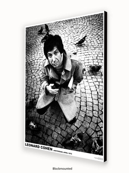 Leonard Cohen - Amsterdam 1972 - Poster