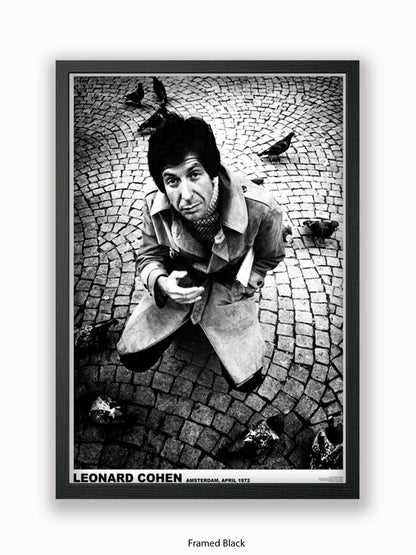 Leonard Cohen - Amsterdam 1972 - Poster