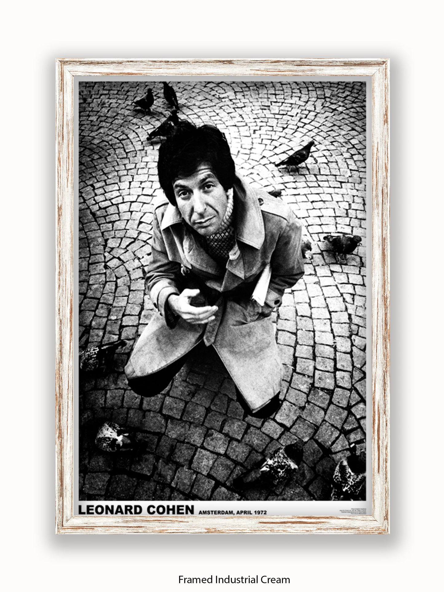 Leonard Cohen - Amsterdam 1972 - Poster