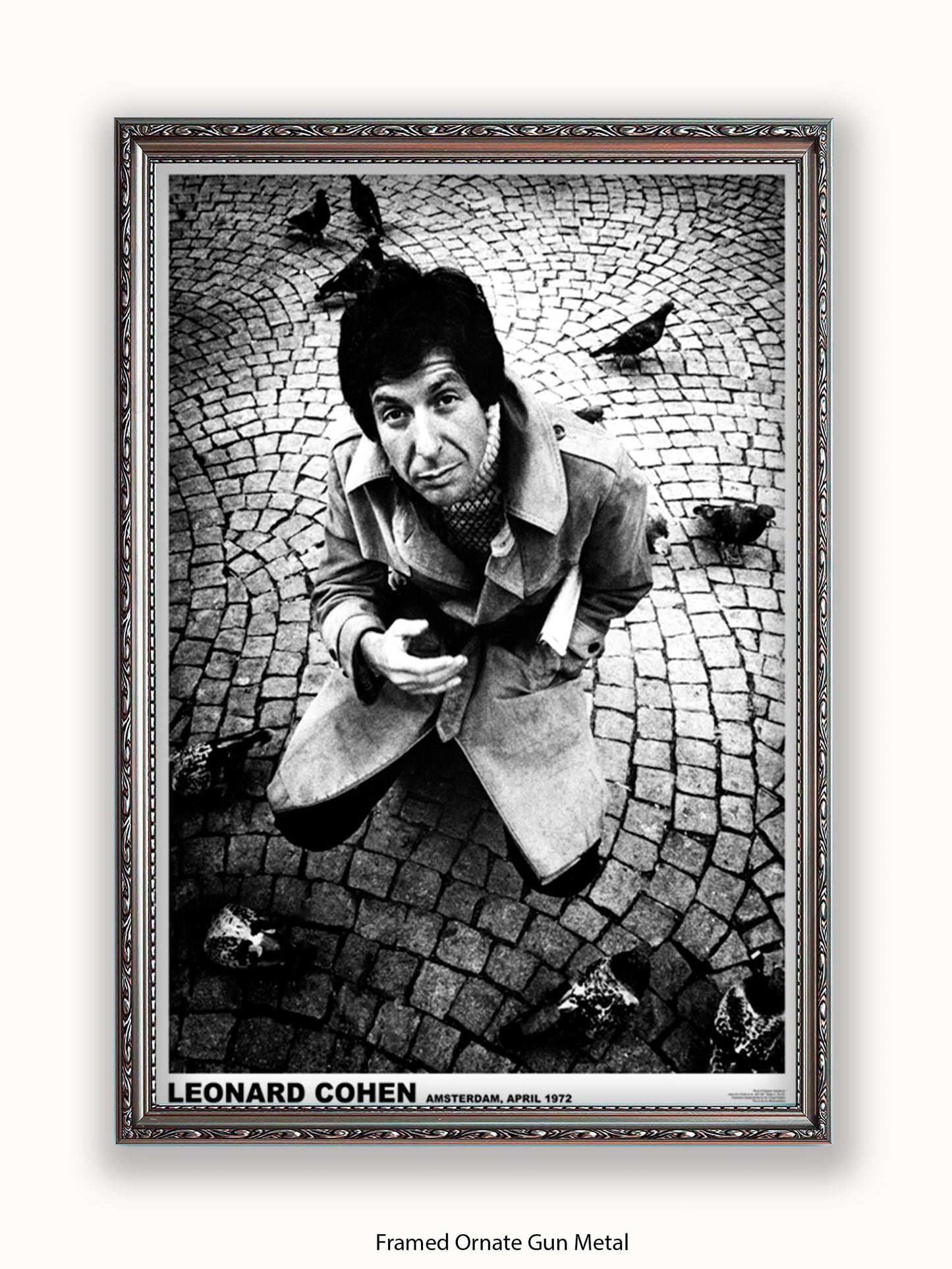 Leonard Cohen - Amsterdam 1972 - Poster