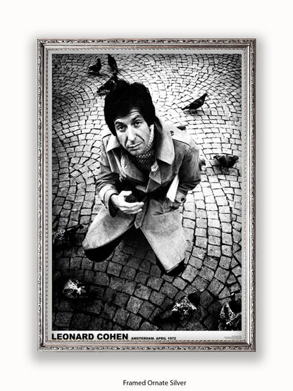 Leonard Cohen - Amsterdam 1972 - Poster