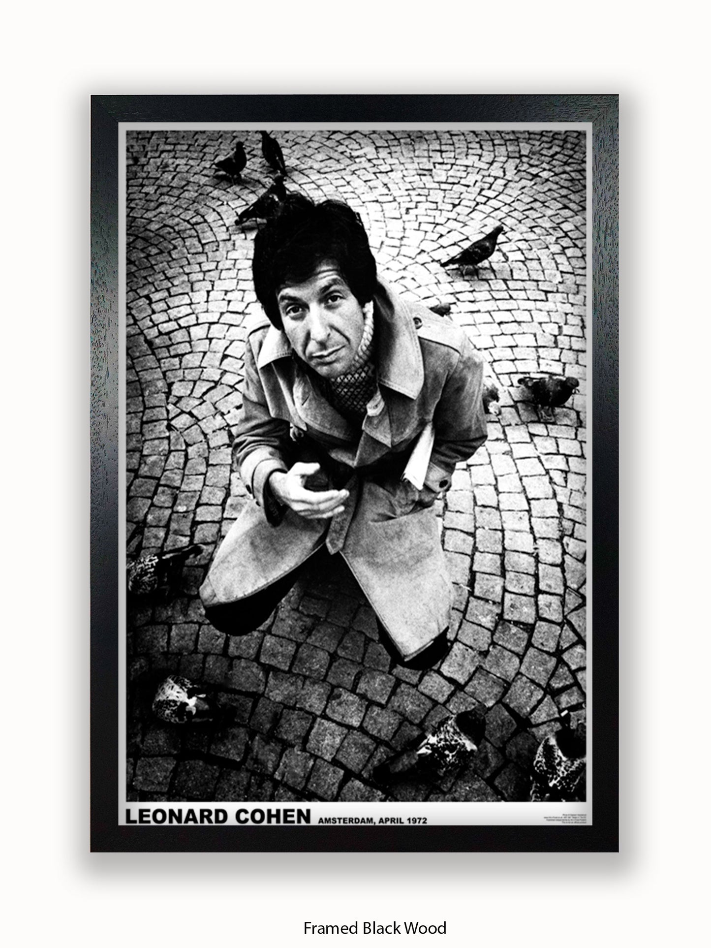 Leonard Cohen - Amsterdam 1972 - Poster