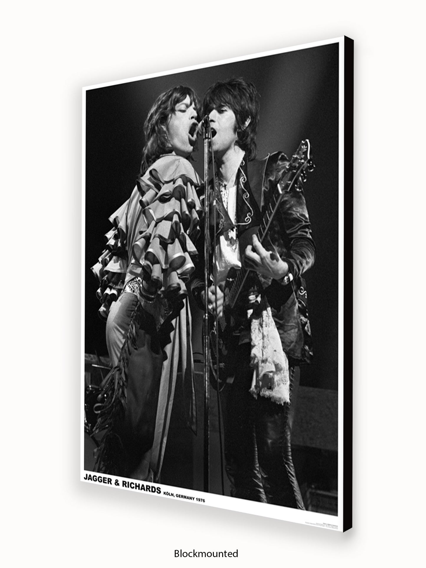 Rolling Stones-  Mick & Keith - Germany 1976 - Poster