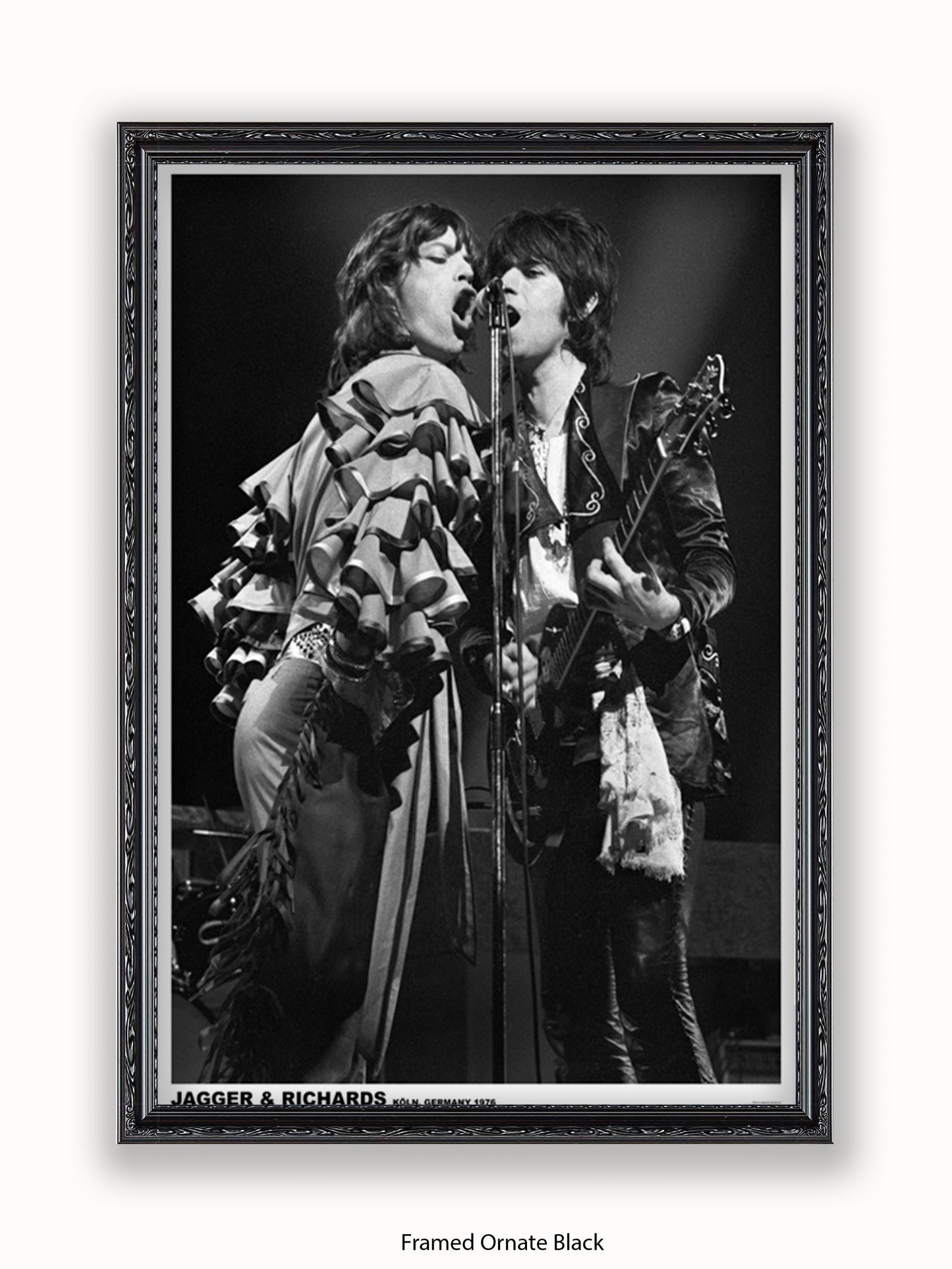 Rolling Stones-  Mick & Keith - Germany 1976 - Poster