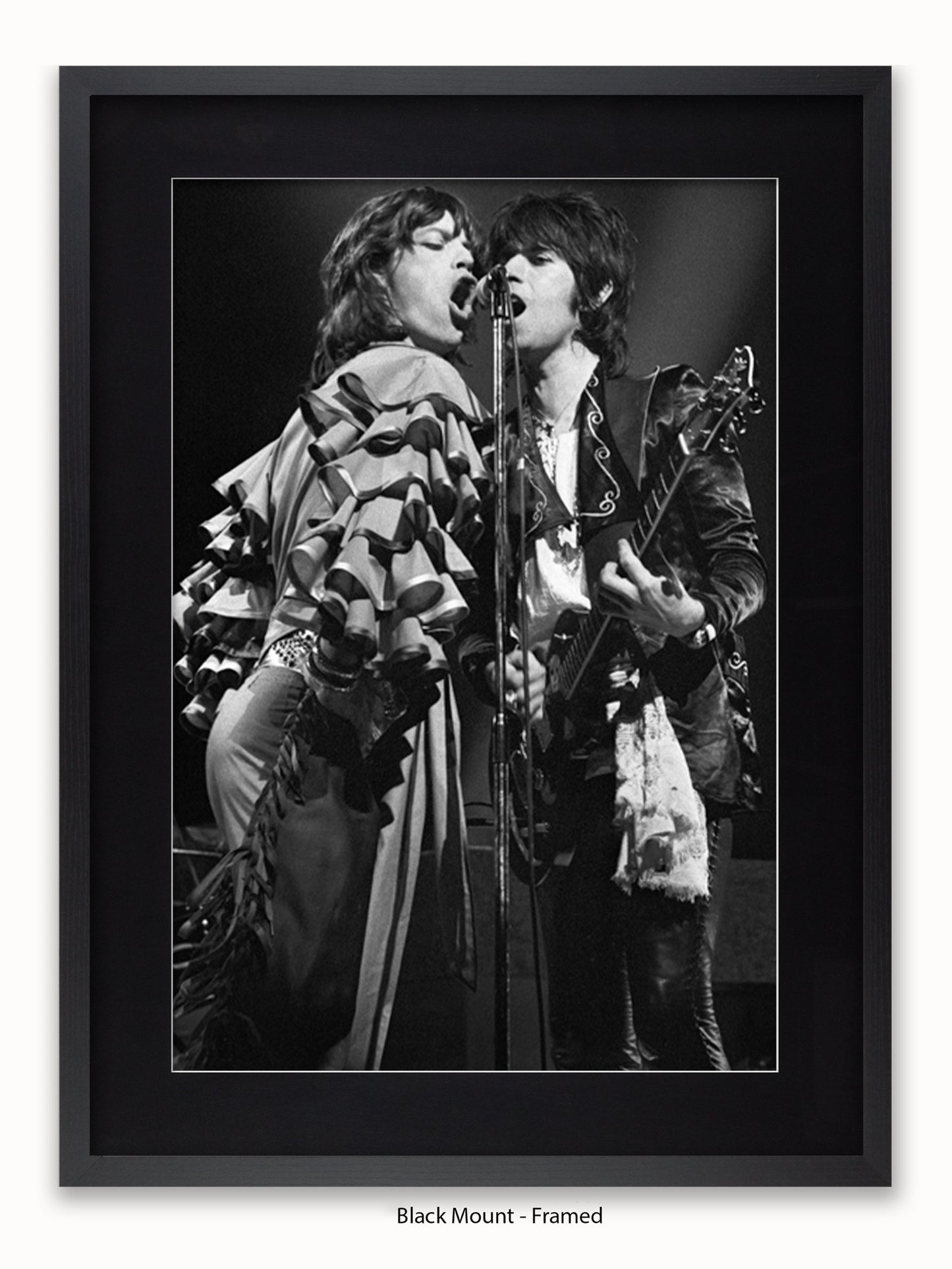 Rolling Stones-  Mick & Keith - Germany 1976 - Poster