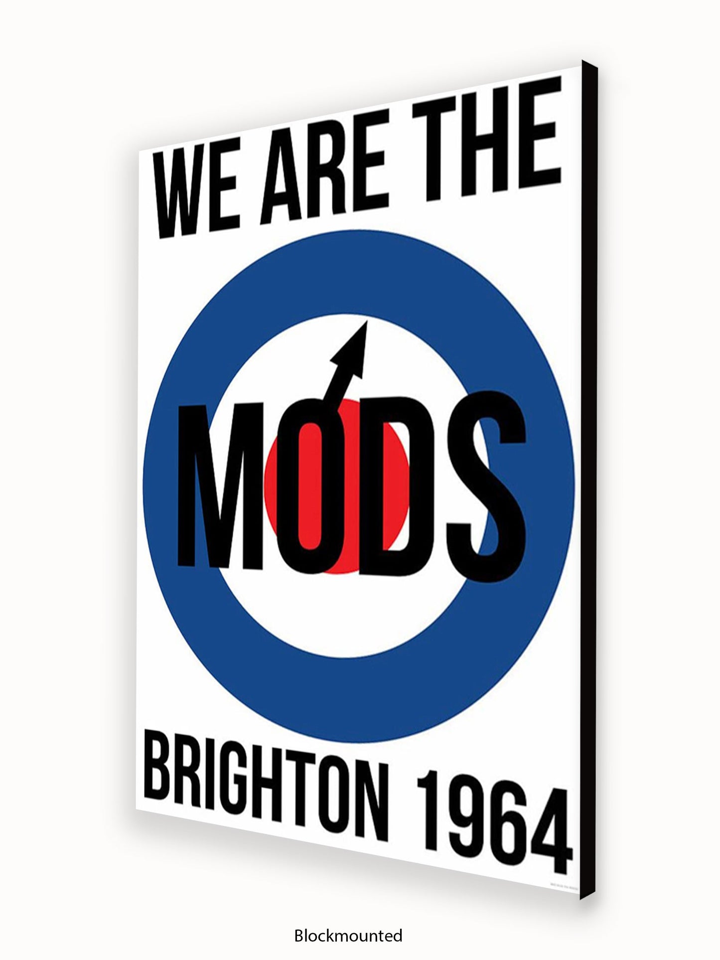 We are The Mods Logo - Brighton - Poster