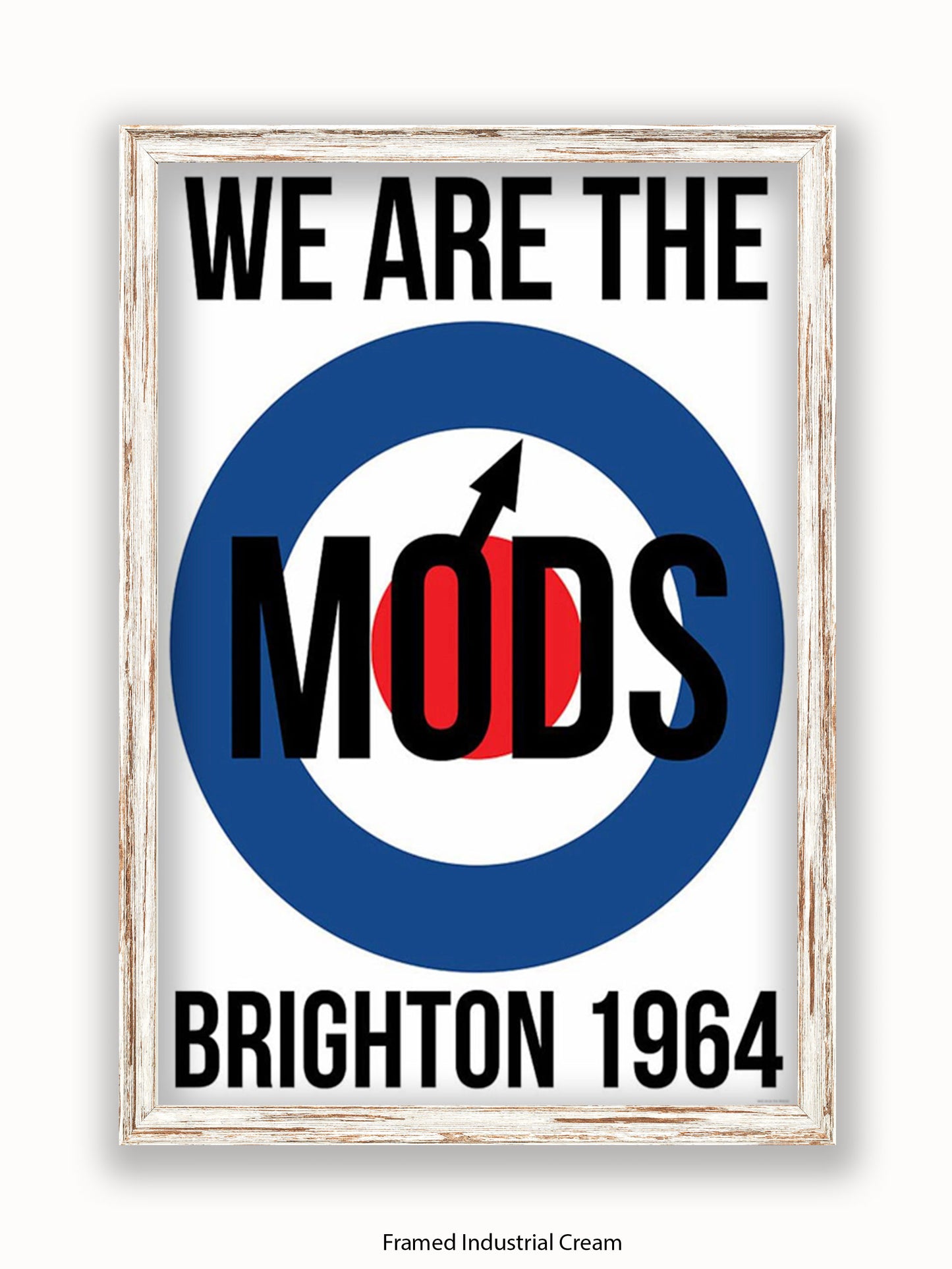 We are The Mods Logo - Brighton - Poster