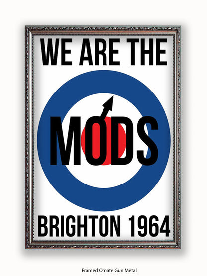 We are The Mods Logo - Brighton - Poster