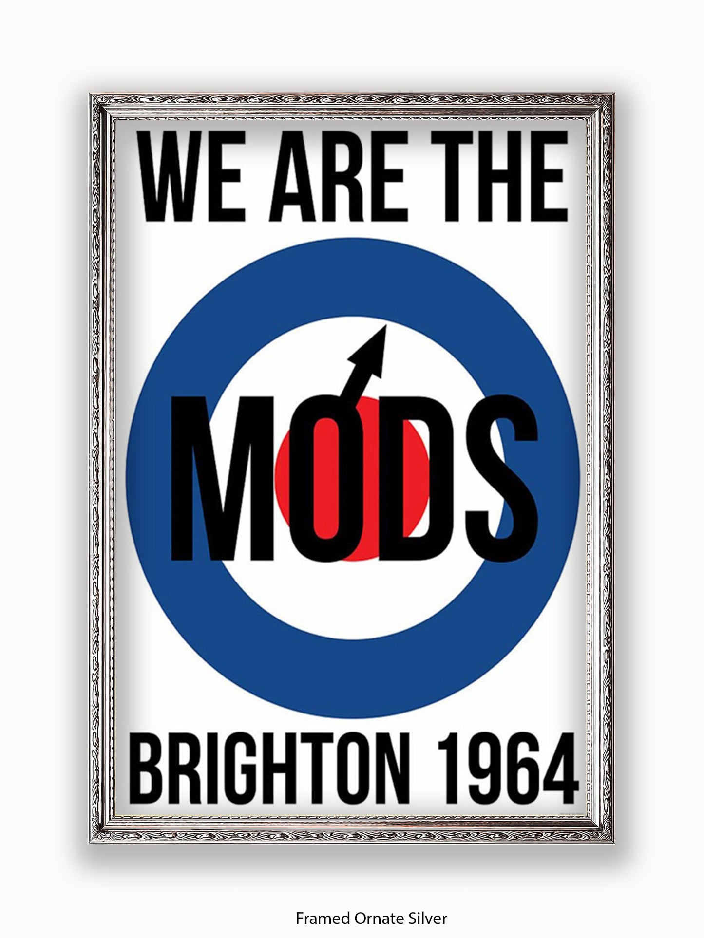 We are The Mods Logo - Brighton - Poster