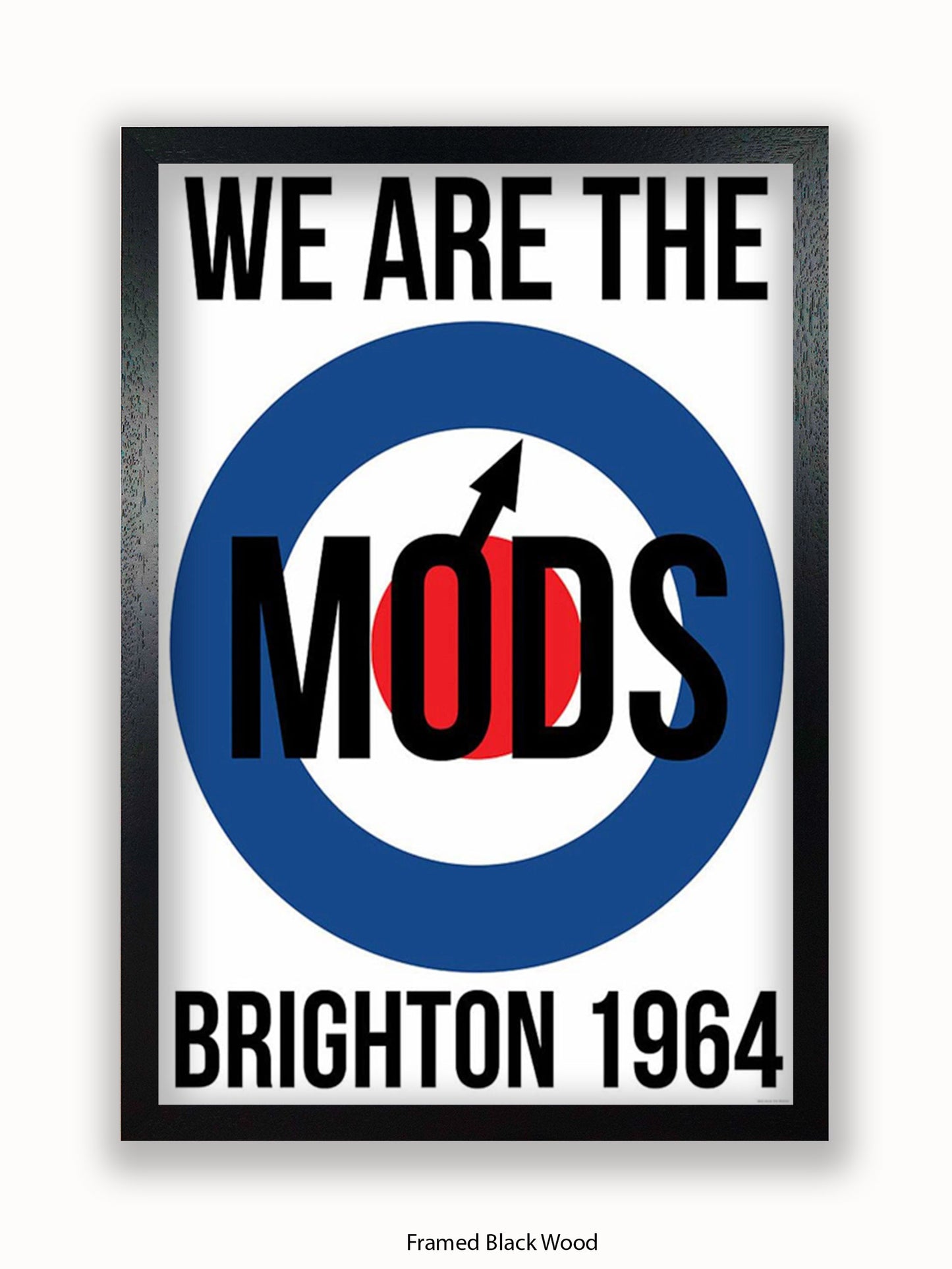 We are The Mods Logo - Brighton - Poster