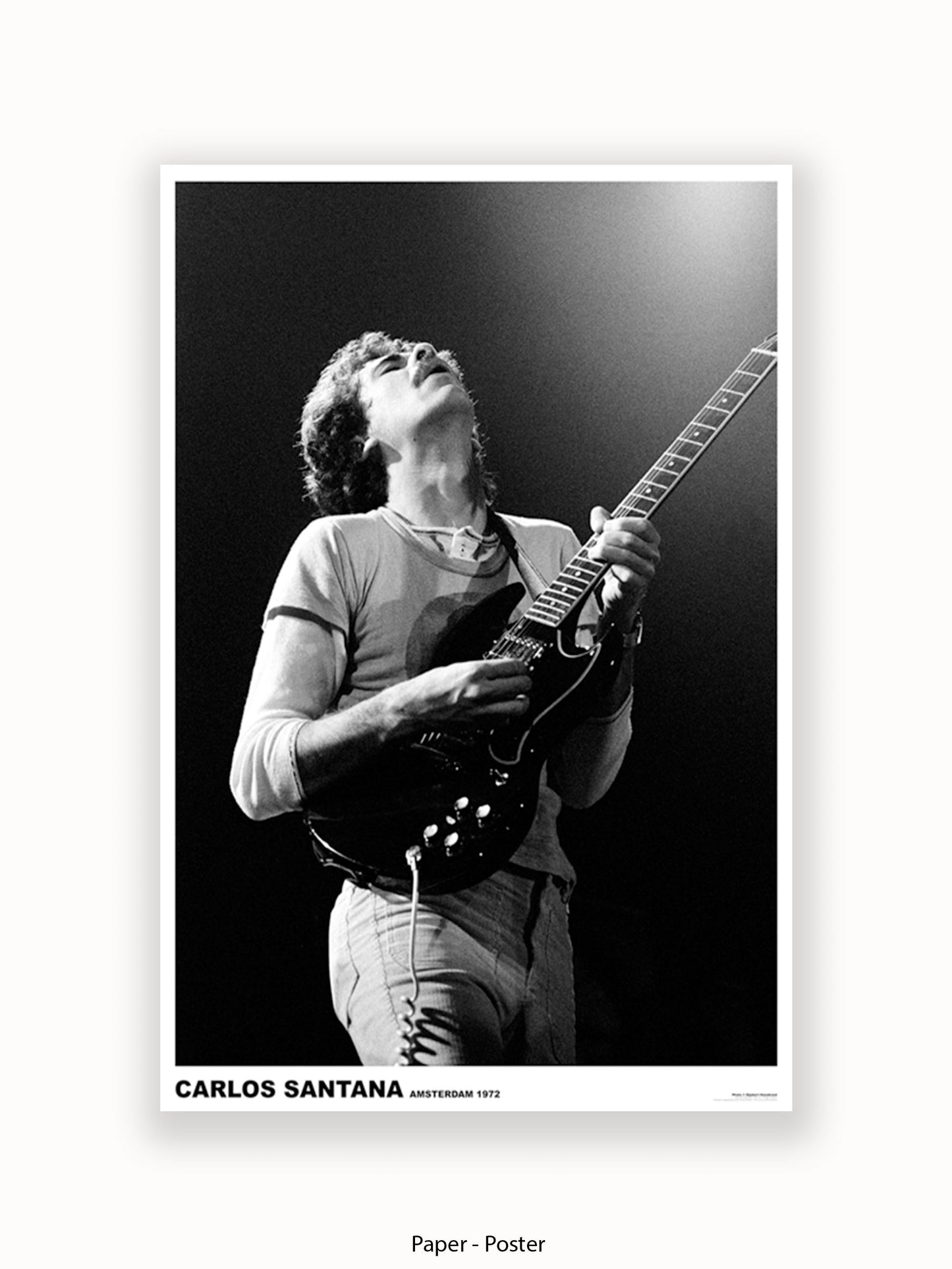 Carlos Santana - Amsterdam 1972 - Poster