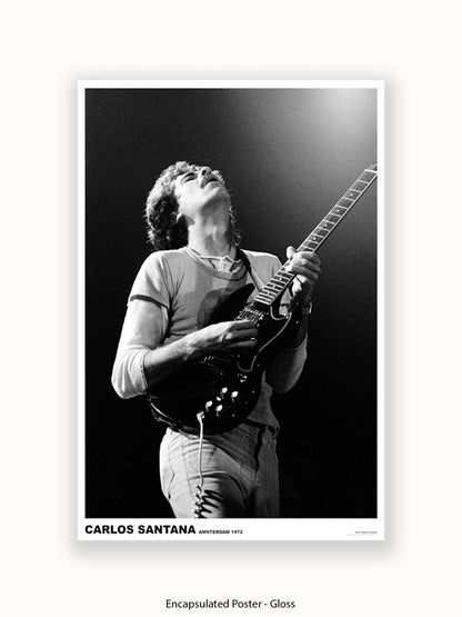 Carlos Santana - Amsterdam 1972 - Poster