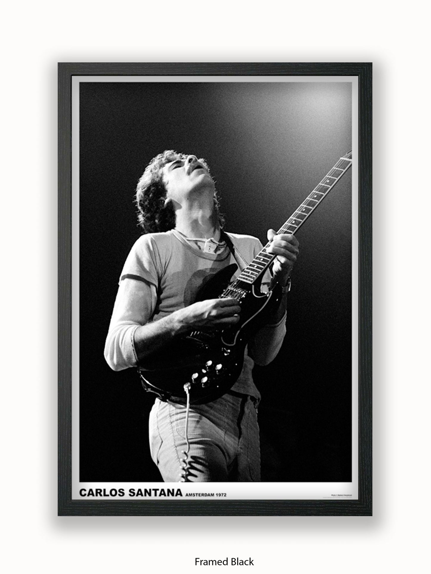 Carlos Santana - Amsterdam 1972 - Poster