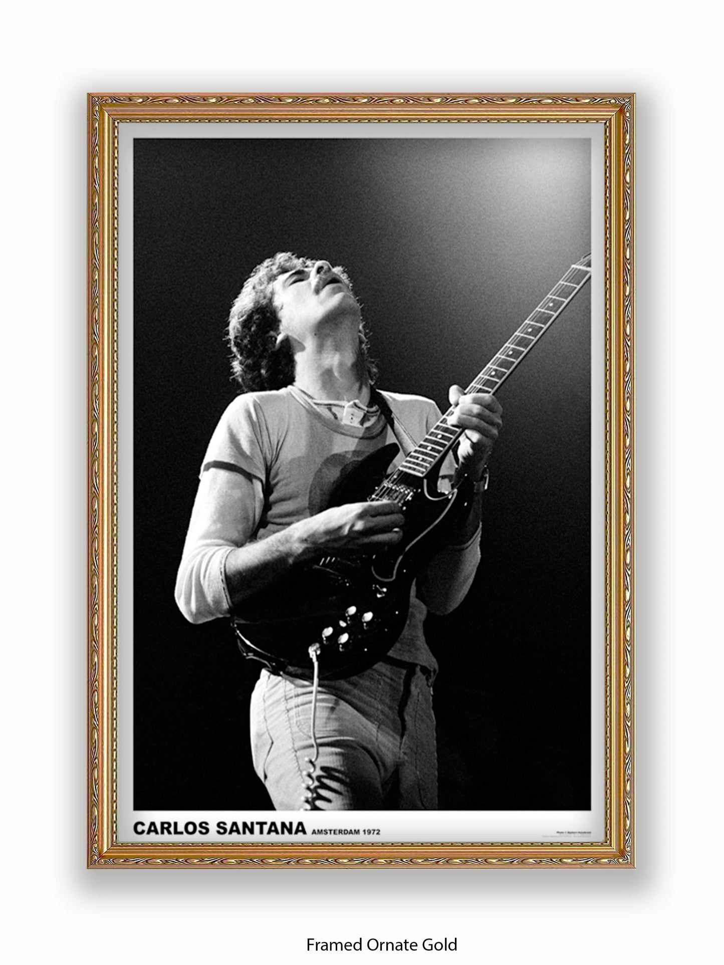 Carlos Santana - Amsterdam 1972 - Poster