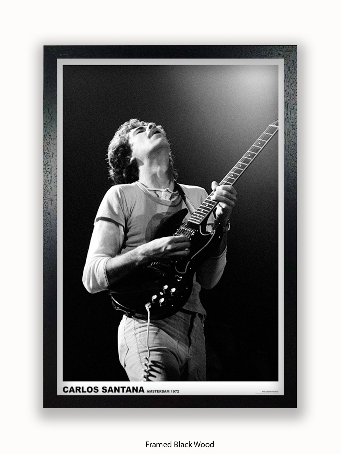 Carlos Santana - Amsterdam 1972 - Poster