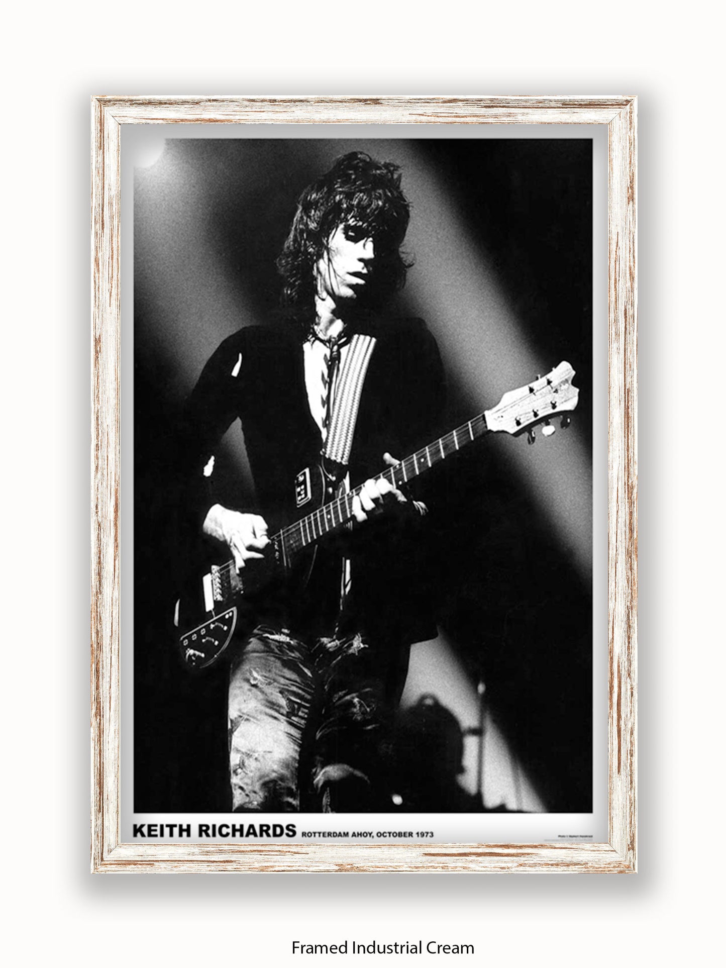 Rolling Stones - Keith Richards - Rotterdam 1973 - Poster