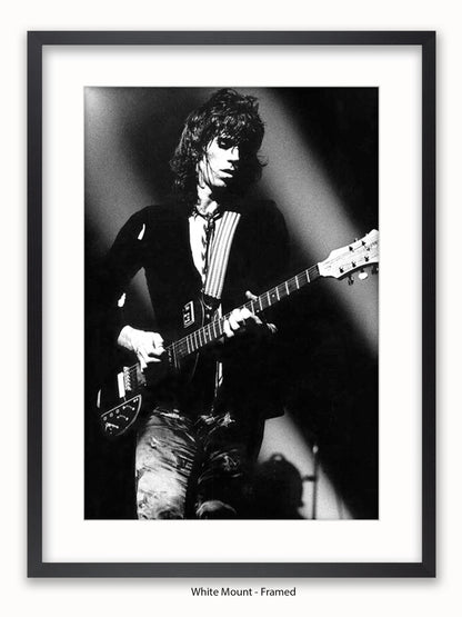 Rolling Stones - Keith Richards - Rotterdam 1973 - Poster