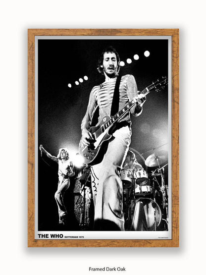 Who - Live On Stage Rotterdam 1975 - Poster