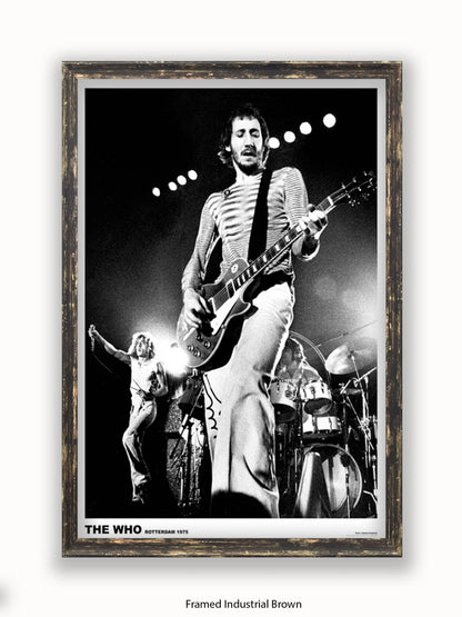 Who - Live On Stage Rotterdam 1975 - Poster