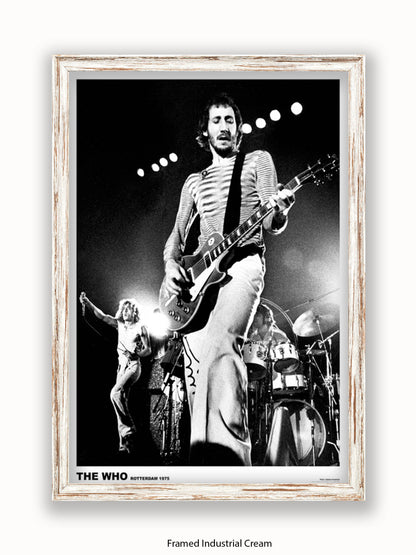 Who - Live On Stage Rotterdam 1975 - Poster