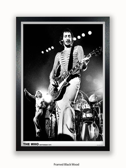 Who - Live On Stage Rotterdam 1975 - Poster