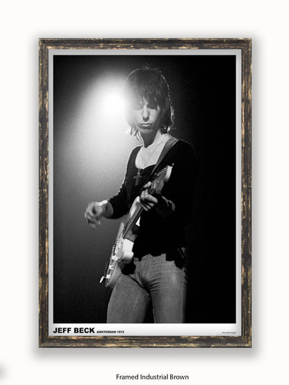 Jeff Beck - Amsterdam 1972 - Poster