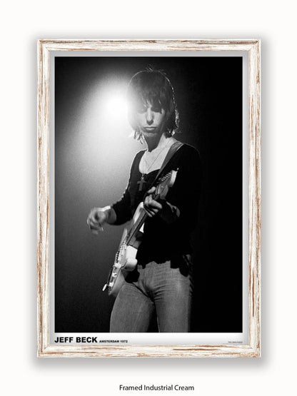 Jeff Beck - Amsterdam 1972 - Poster