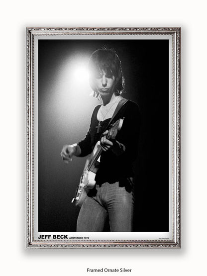 Jeff Beck - Amsterdam 1972 - Poster