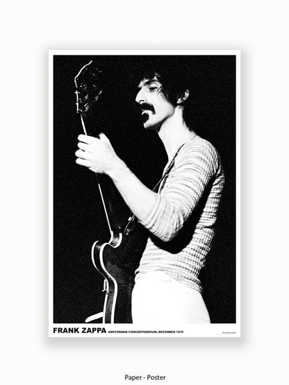 Frank Zappa - Amsterdam 1970 - Poster