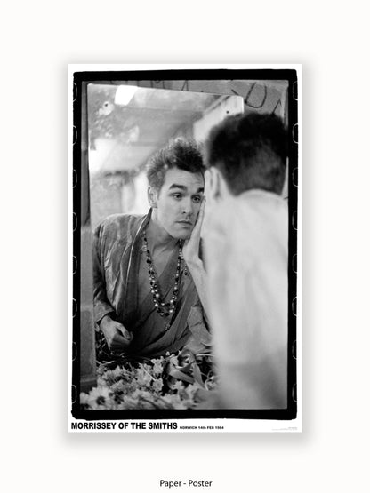 Smiths - Morrissey - Mirror Norwich 1984 - Poster