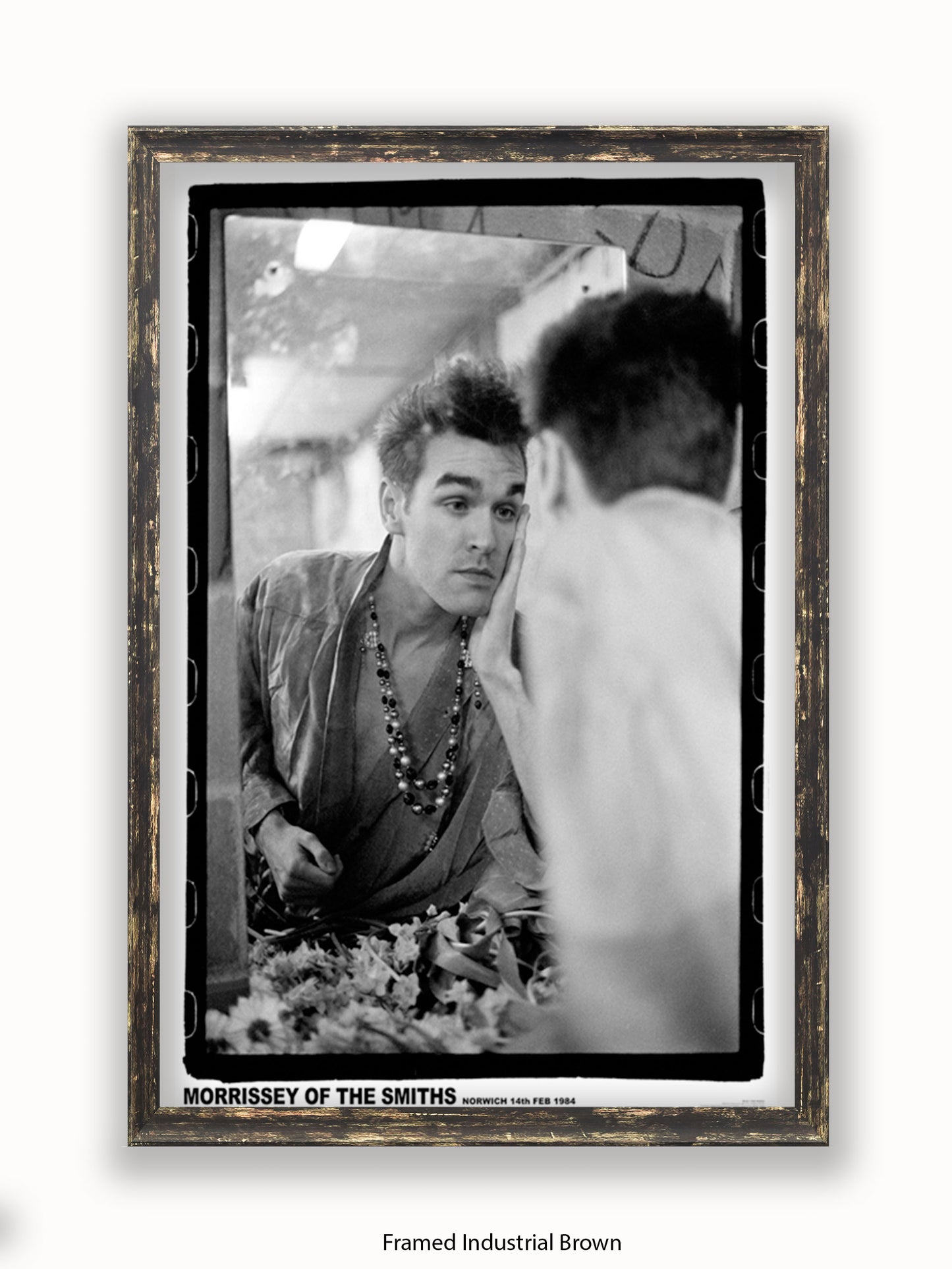 Smiths - Morrissey - Mirror Norwich 1984 - Poster