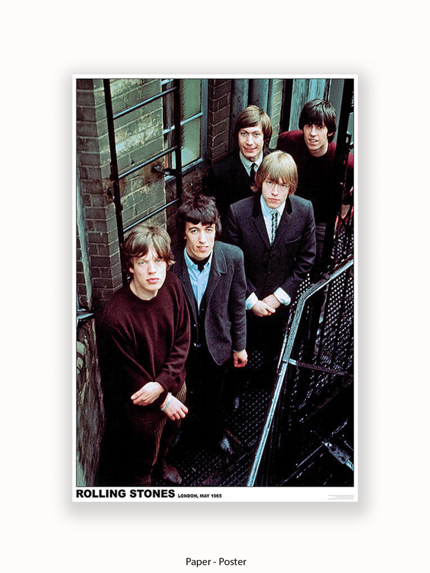 Rolling Stones - Colour - London 1965 - Poster