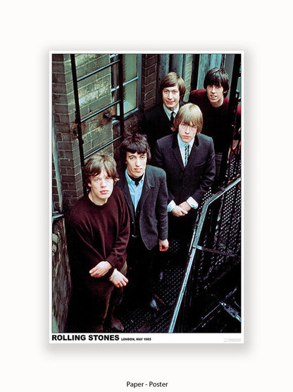 Rolling Stones - Colour - London 1965 - Poster