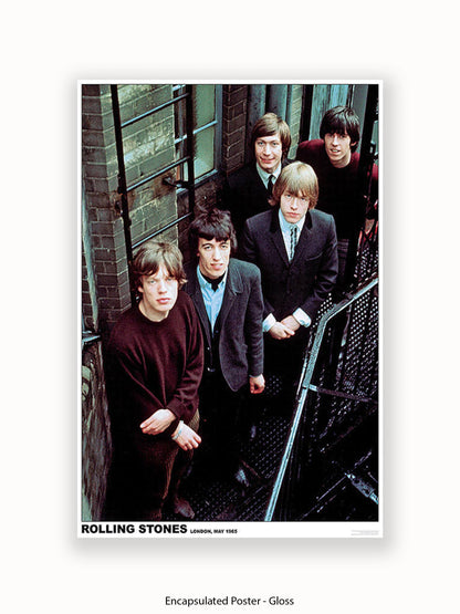 Rolling Stones - Colour - London 1965 - Poster