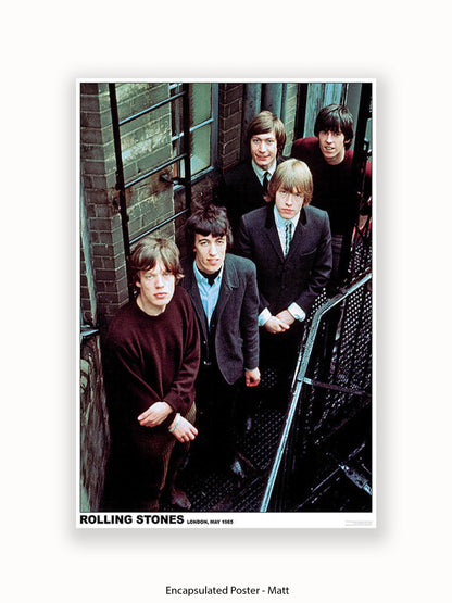 Rolling Stones - Colour - London 1965 - Poster