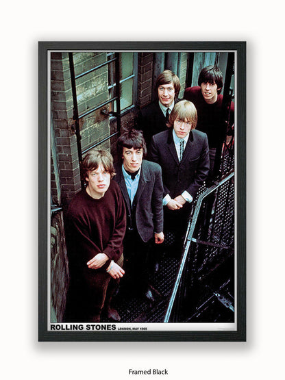 Rolling Stones - Colour - London 1965 - Poster