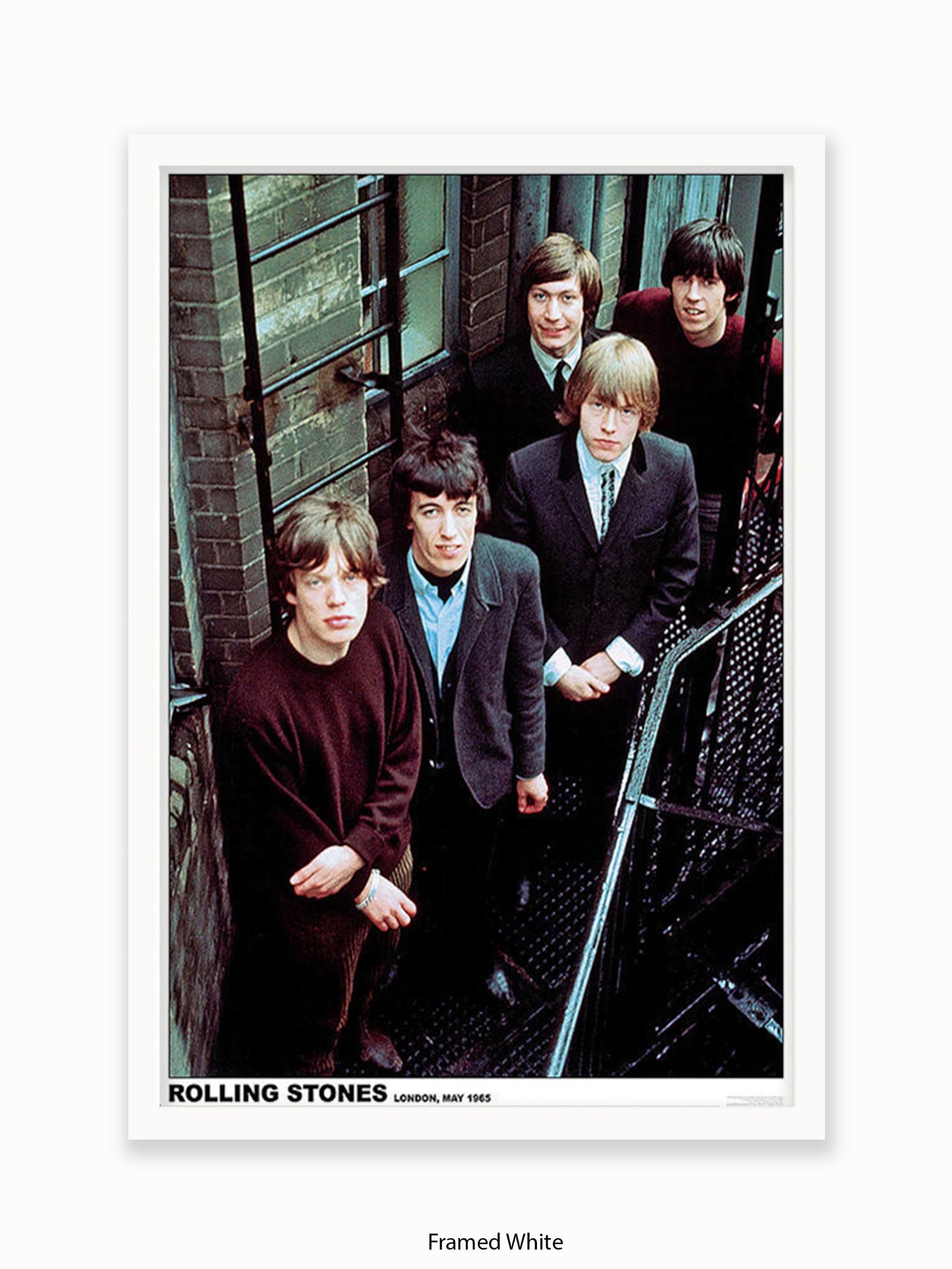 Rolling Stones - Colour - London 1965 - Poster